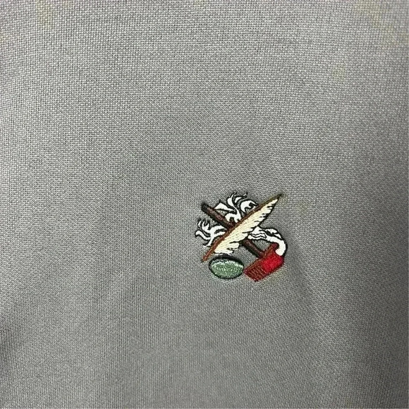 Peter Millar Men's Gray Quarter-Zip Pullover Size L Golf Casual - Picture 4 of 8